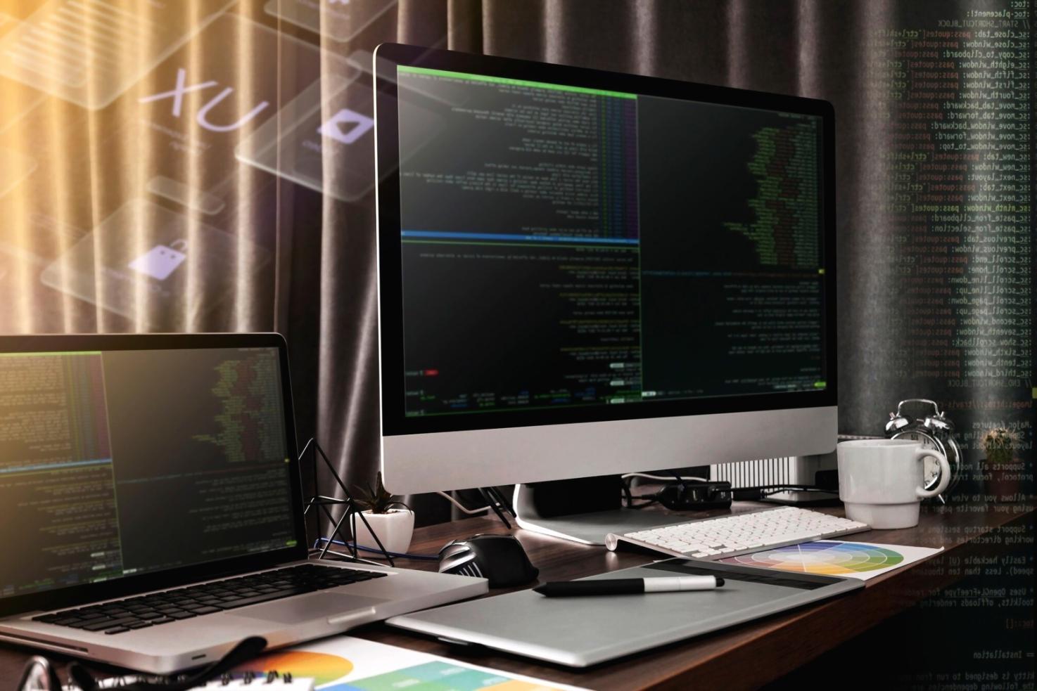 Instructor demonstrating game development techniques during hands-on workshop session